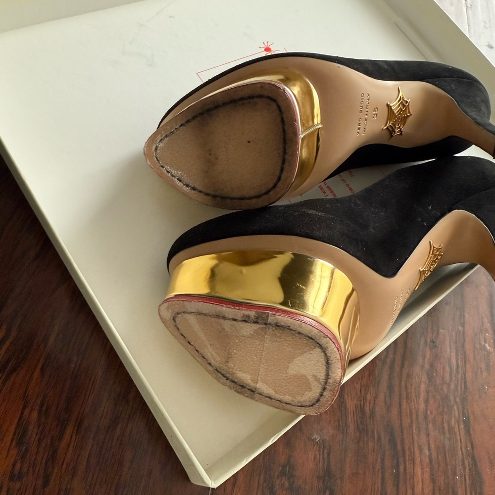 Charlotte Olympia Dolly Heels (Size 35 Black) - Picture 6 of 9